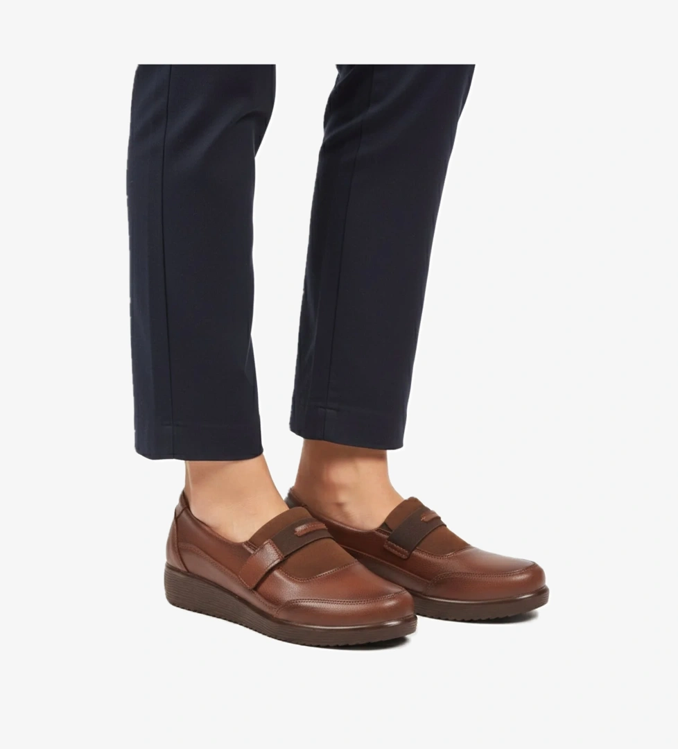 Aspor Taba Cırtlı Kadın Casual Ayakkabı