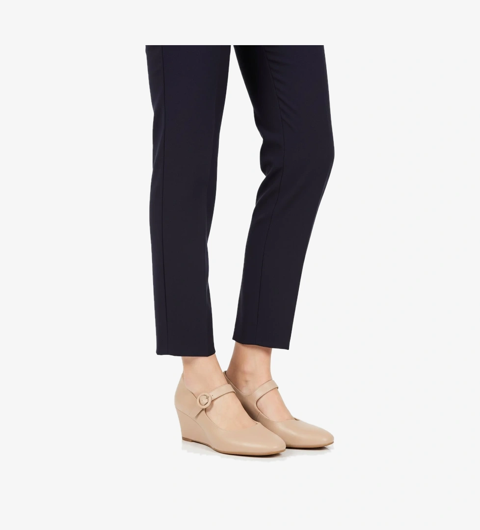 Aspor Bej Kadın Dolgu Topuk Ayakkabı - Görsel 1