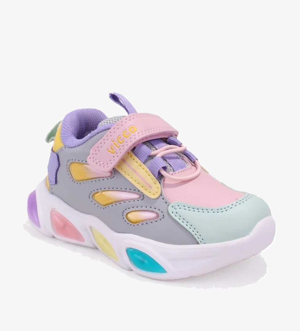 Vicco Lamb 346P25K227 Gümüş Ortopedik Günlük Kız Çocuk Spor Ayakkabı model görseli