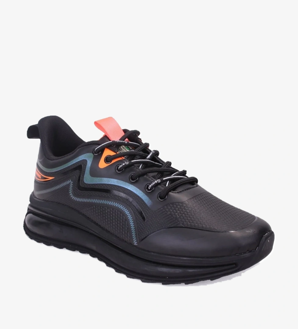 Gamelu 25KM Crazy Siyah Oranj Ortopedik Günlük Erkek Spor Ayakkabı model görseli