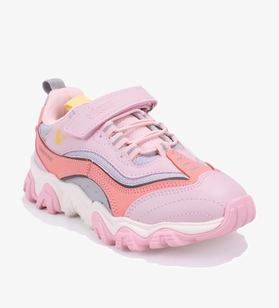 Pote 346F25K244 Pudra Ortopedik Günlük Kız Çocuk Spor Ayakkabı