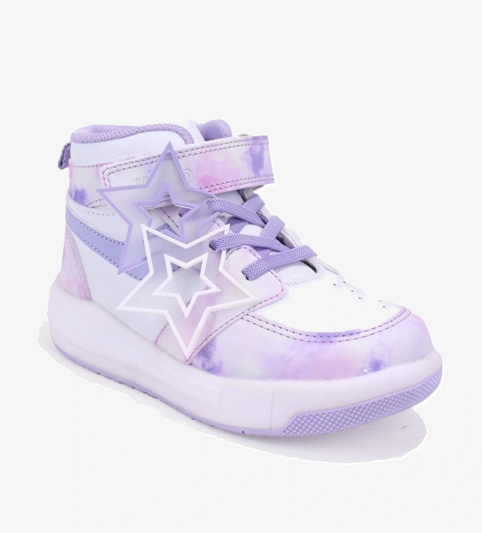Vicco Yenni 946p25k416 Pudra Lila Ortopedik Günlük Işıklı Kız Çocuk Spor Bot model görseli