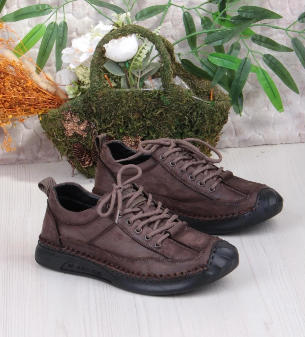 Healer Rahat Esnek Yanlardan Tabana Dikişli Erkek Ayakkabı