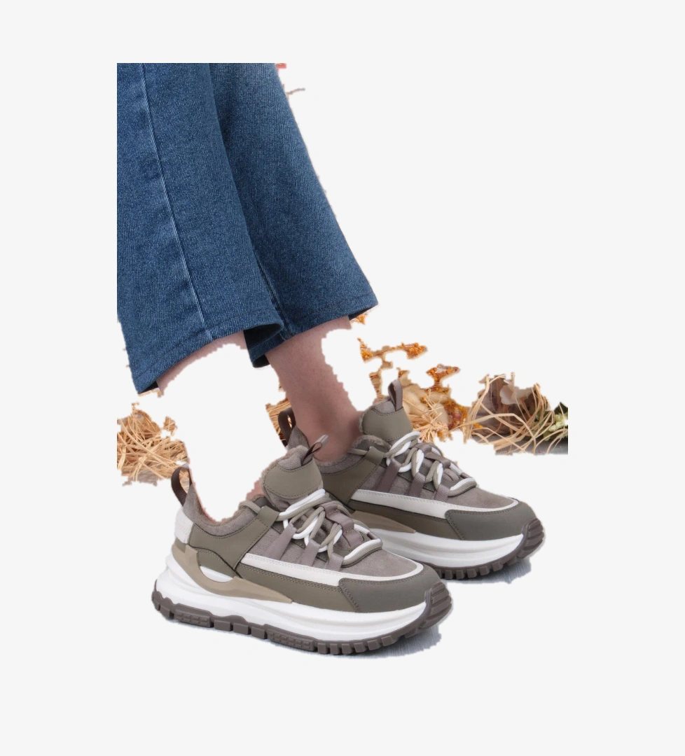 Guja Mask Rahat Hafif Kalın Taban Kadın Sneaker Ayakkabı model görseli