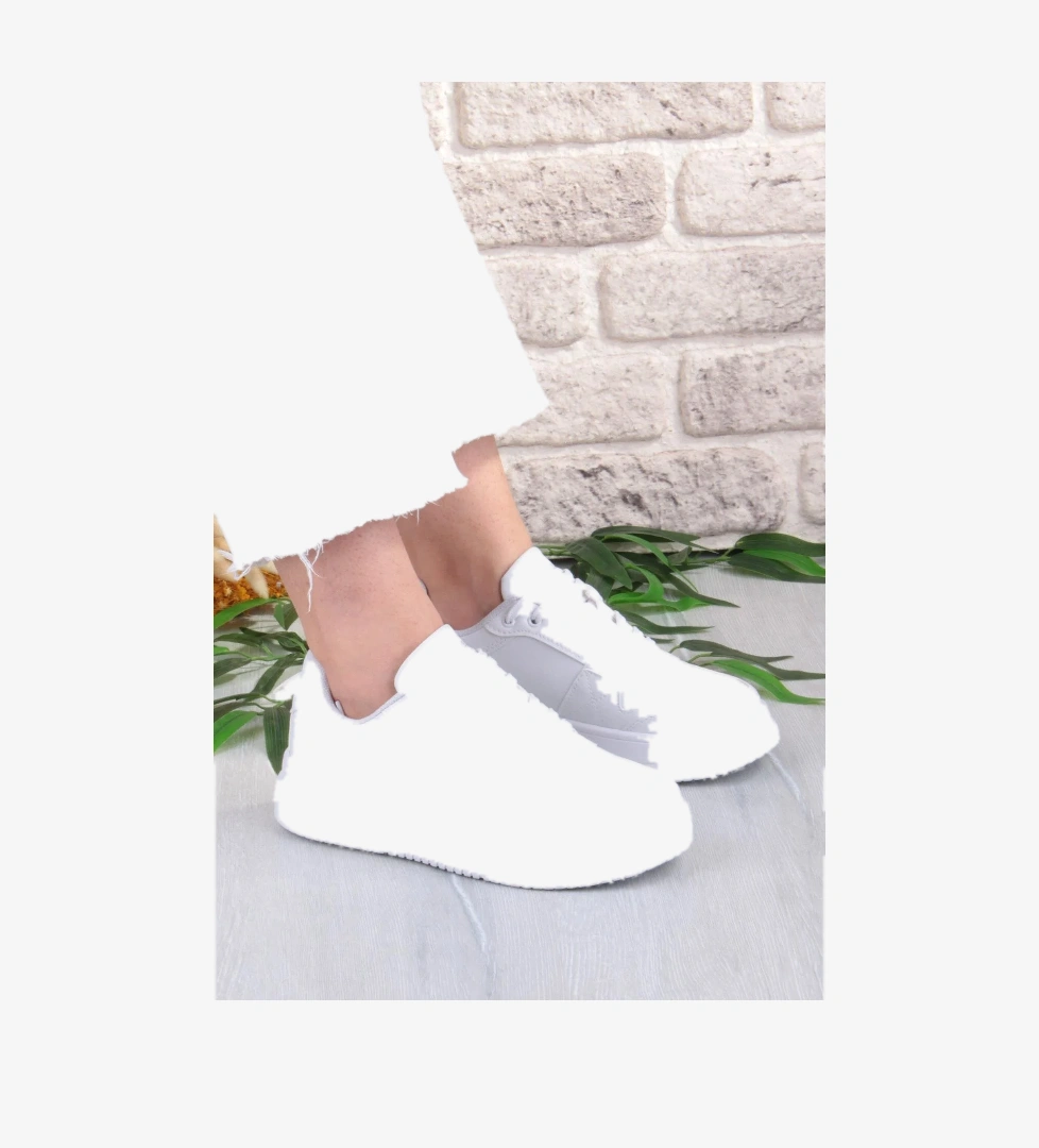 2933 Wks Rahat Hafif Kalın Taban Kadın Spor Ayakkabı