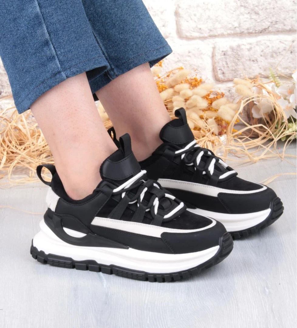 Mask Rahat Hafif Kalın Taban Kadın Sneaker Ayakkabı