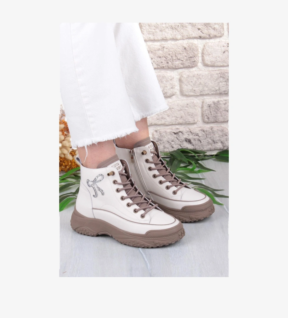 Guja Alexis Rahat Esnek Lastik Bağçıklı Fermuarlı Kadın Bot model görseli