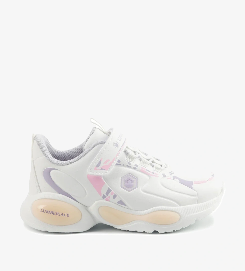 CRUZ 5PR Beyaz Kız Çocuk Spor Ayakkabı - Görsel 1