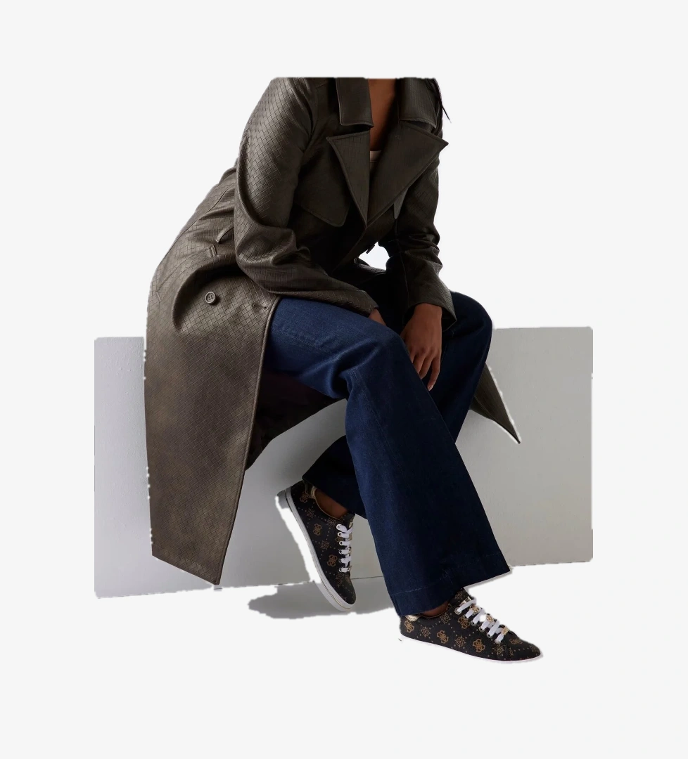 Stasey 4G ve Peony Logolu Kadın Sneaker Ayakkabı FLTSS3FAL12 - Görsel 1