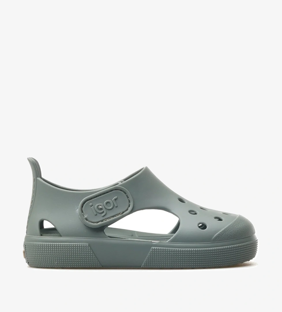 Surfı Unısex Kaymaz Taban Çocuk Günlük Sandalet 25y S10343 Yeşil - Görsel 1