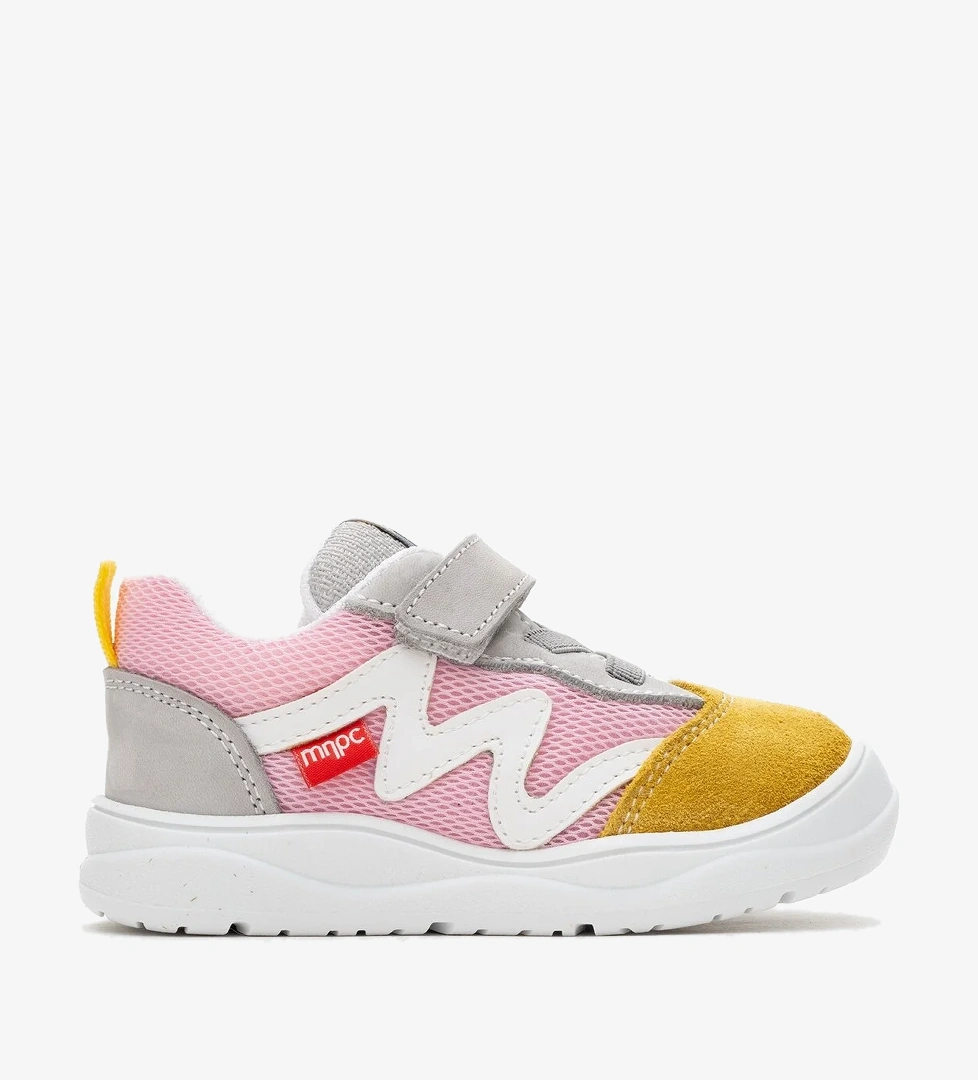 Unisex Çocuk Gri-Sarı Günlük Spor Ayakkabı