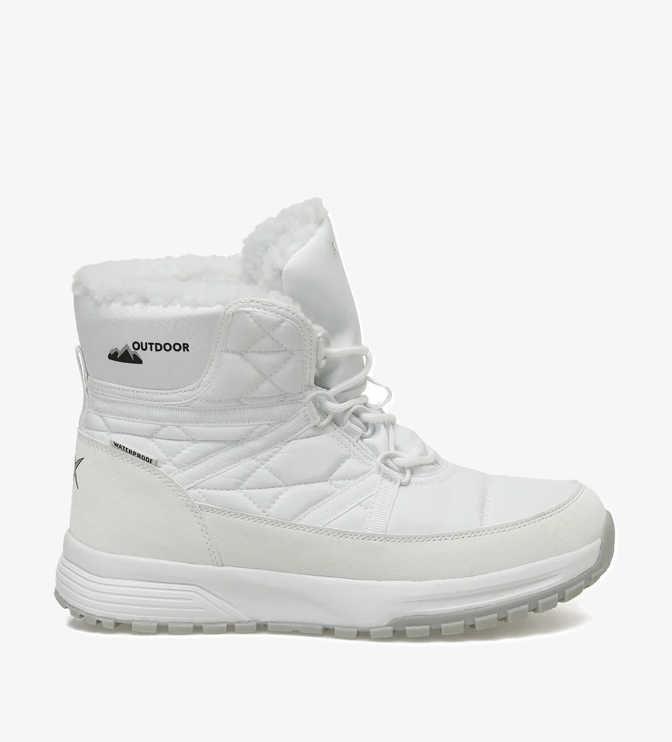 CATALEYA TX HI WP W 5PR Beyaz Kadın Kürklü Bot - Görsel 1