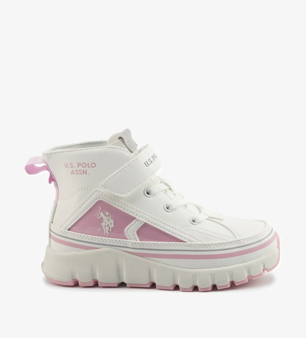 KELTES JR 5PR Beyaz Kız Çocuk High Sneaker - Görsel 1