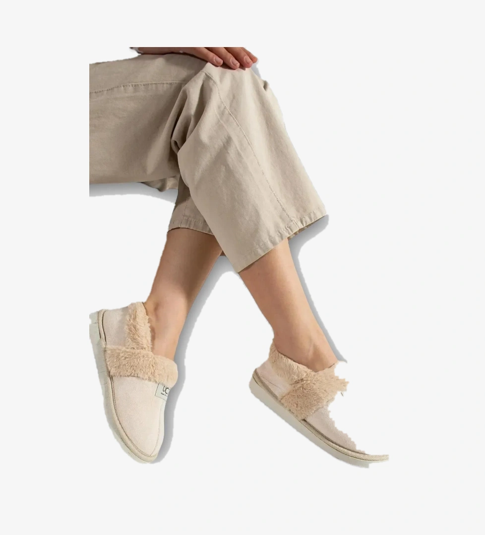 Liger Ultra Hafif İçi Tüylü Ev Ayakkabısı Kadın Panduf model görseli