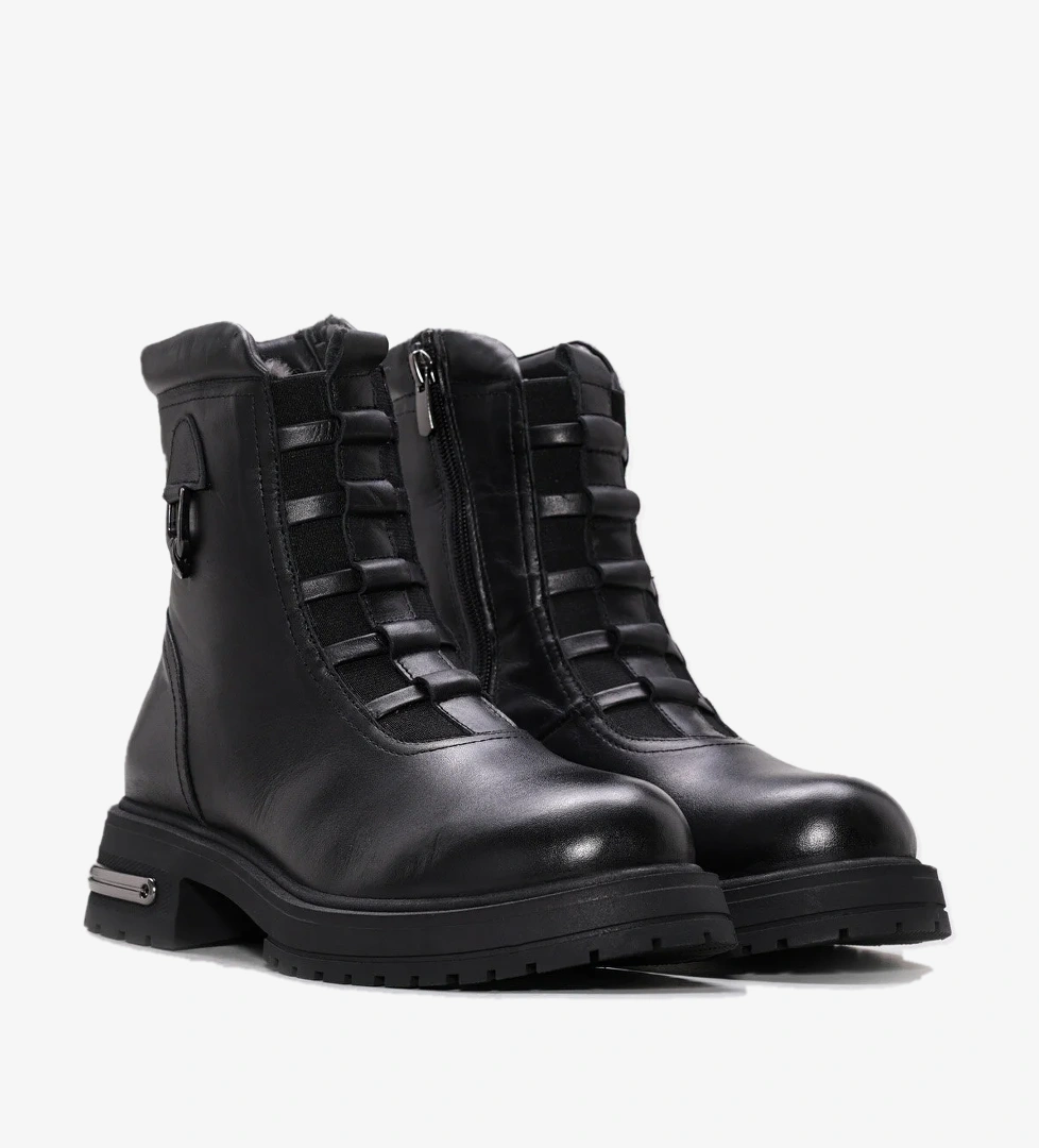 Hakiki Deri Kadın Klasik Bot 757KZA25758 - Görsel 1