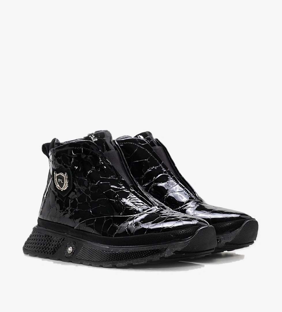 Hakiki Deri Kadın Klasik Bot 254SZA120 - Görsel 1