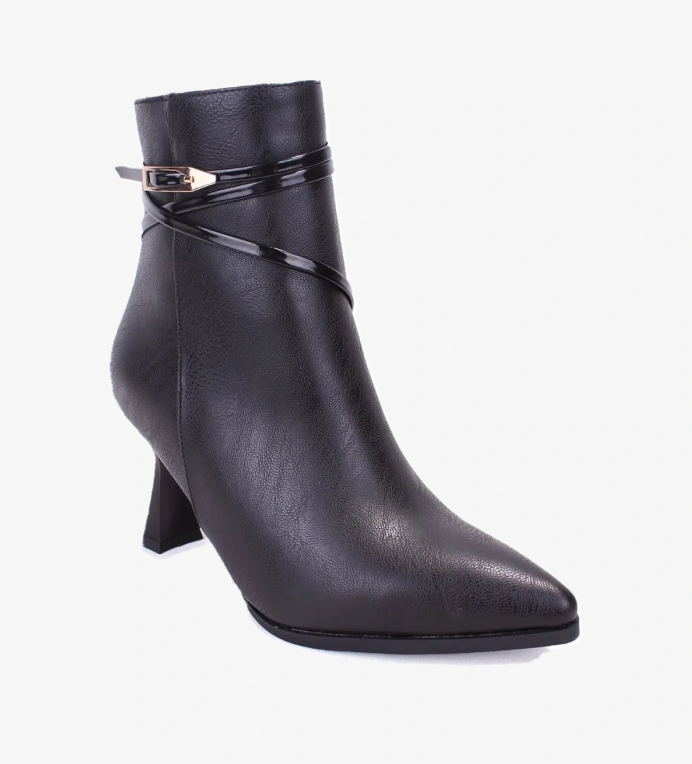 Dagoster DZA07-11332004 Siyah Klasik Topuklu Kadın Bot model görseli