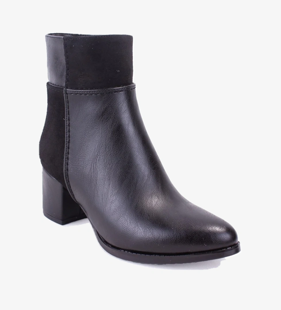 Dagoster DZA07-928910 Siyah Klasik Topuklu Kadın Bot model görseli