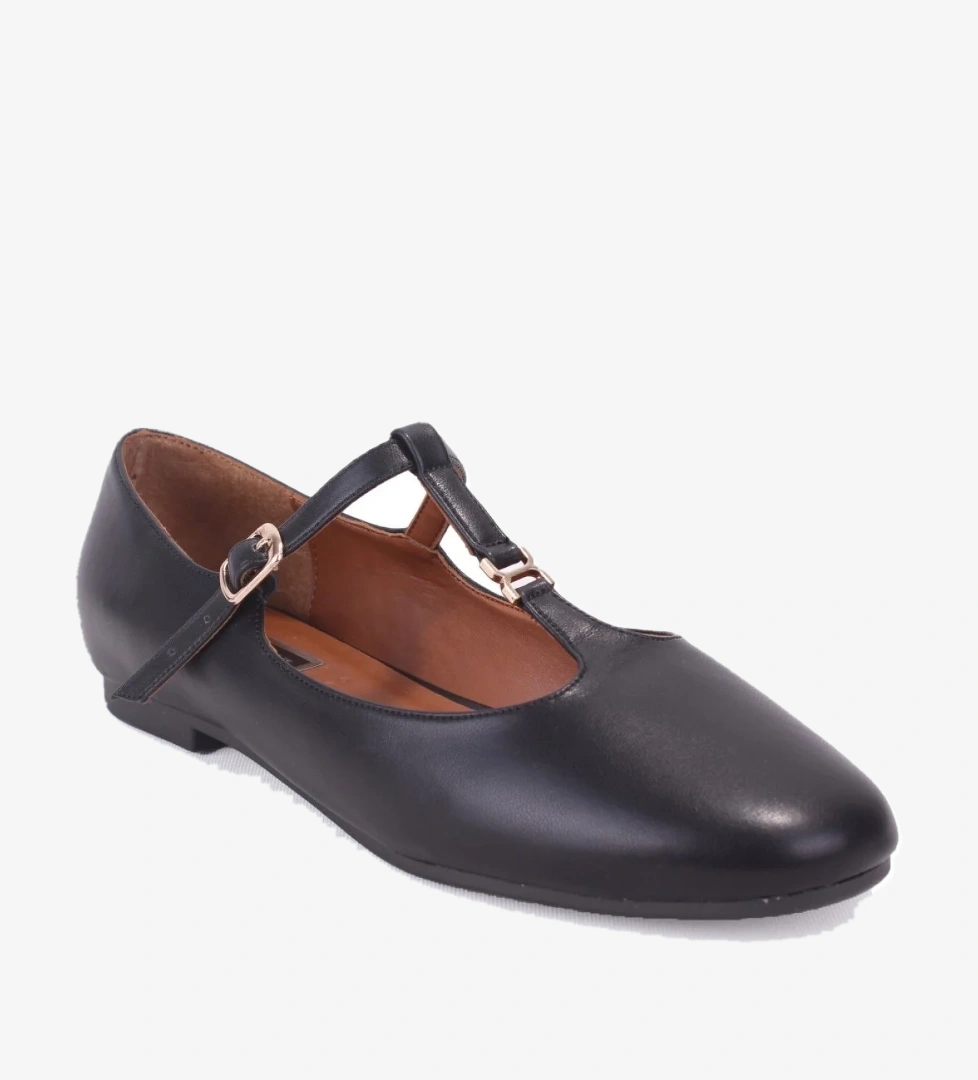 Dagoster DZA07-108526452 Siyah Günlük Babet Kadın Ayakkabı model görseli