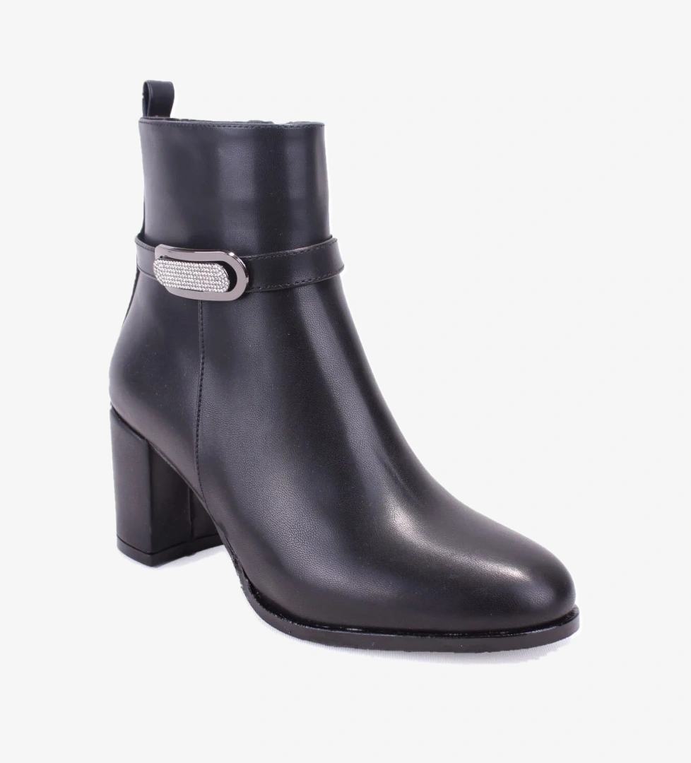 Dagoster Dza07-7251759 Siyah Kahve Klasik Topuklu Kadın Bot model görseli