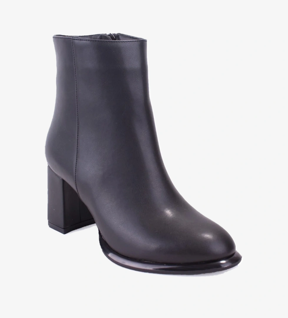 Dagoster Dza07-811501 Siyah Kahve Klasik Topuklu Kadın Bot model görseli