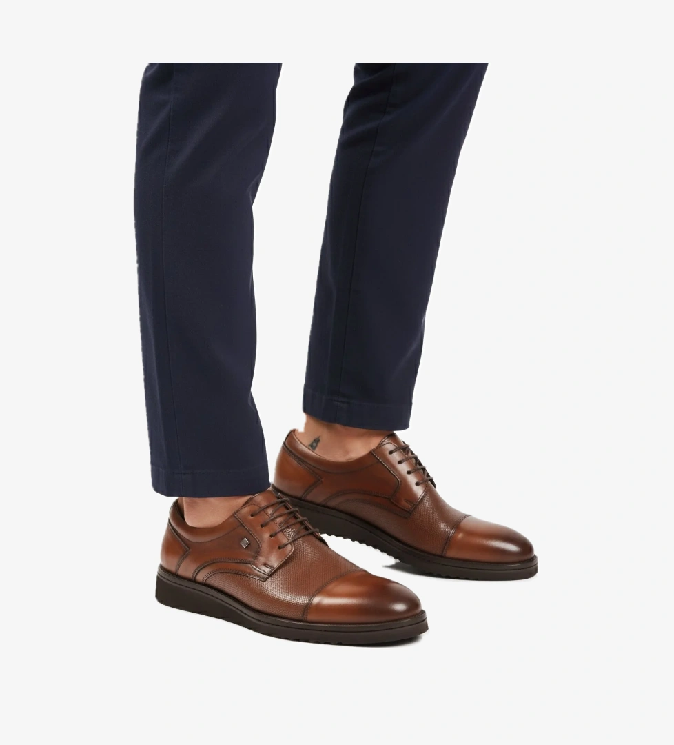 Taba Hakiki Deri Erkek Klasik Ayakkabı 2991 M