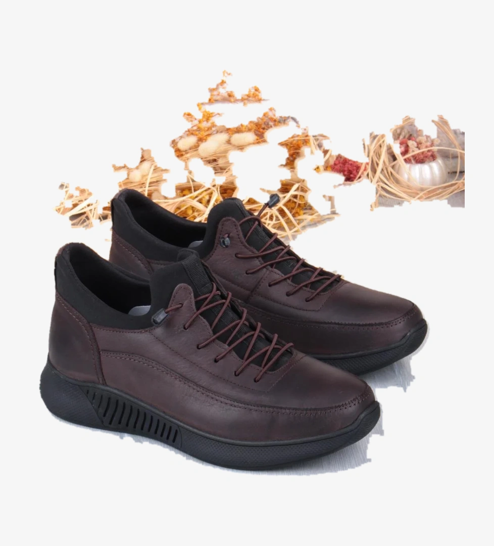 8351 Rahat Kauçuk Taban Orijinal Hakiki Deri Erkek Ayakkabı