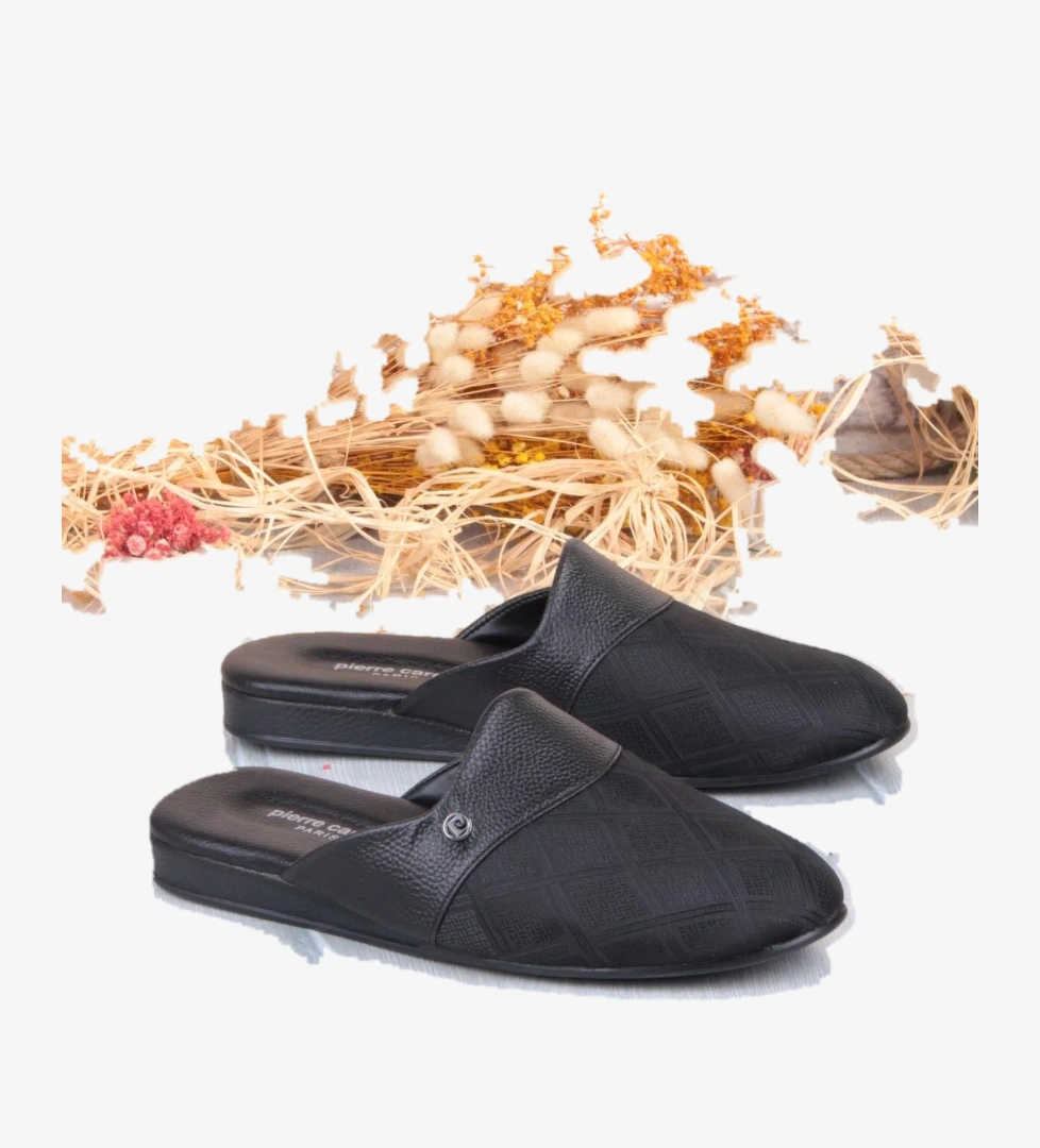 Pierre Cardin Erkek Rahat Damat Terliği Çeyiz Ev İçi Terlik model görseli