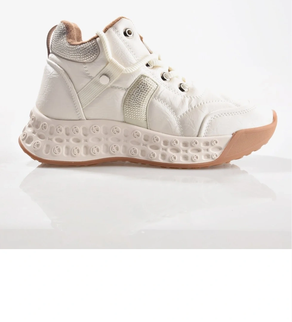 25K316 Kadın Gizli Dolgu Topuk Taşlı Bot