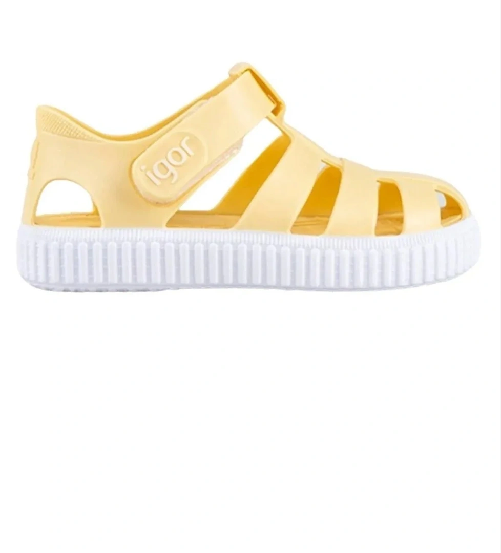 S10289-228 Nico Çocuk Sarı Sandalet - Görsel 1