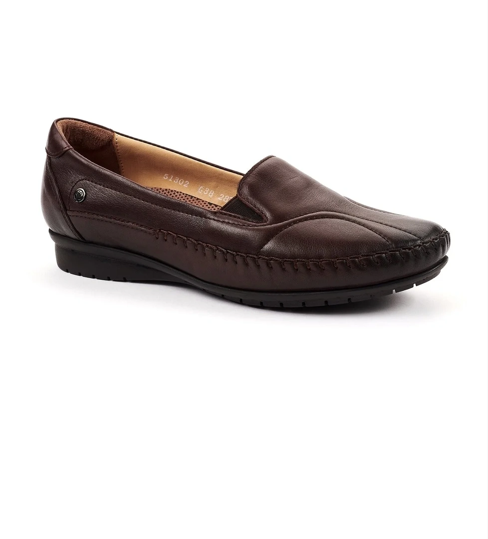 Forelli 51302 Lady Ortopedik Hakiki Deri Kadın Günlük Ayakkabı - Görsel 1