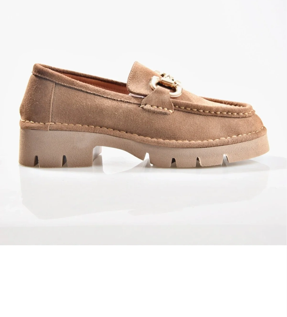 25390510k Kadın Hakiki Deri Casual Ayakkabı - Görsel 1