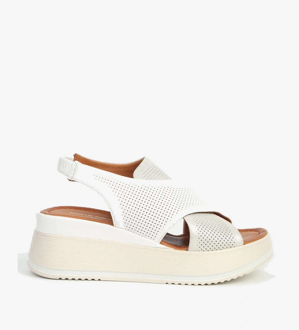 Beyaz Kadın Topuklu Ayakkabı - Görsel 1