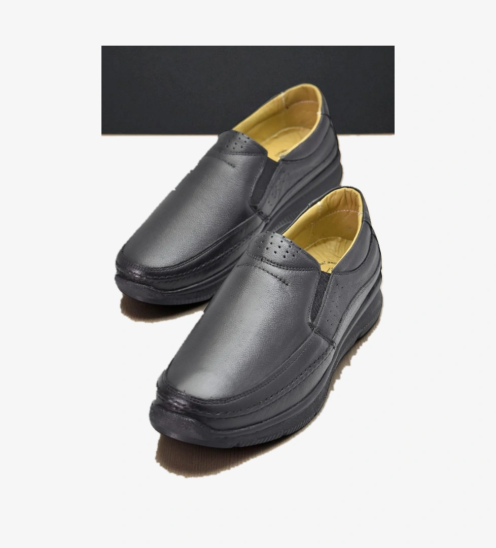 Ispartalılar TAB5884 Ortopedik Taban Siyah Hakiki Deri Erkek Ayakkabı Mevsimlik model görseli