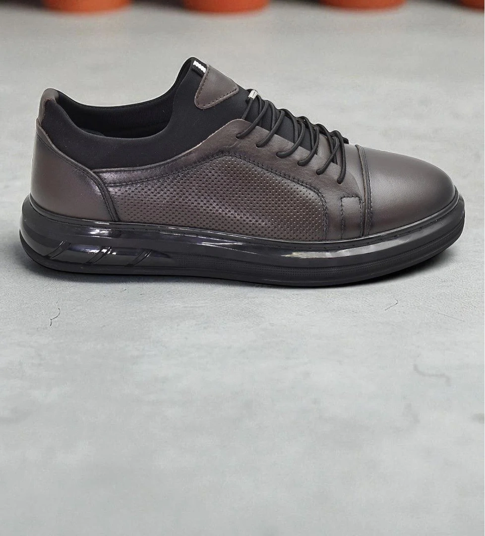 1228 Ortopedik Taban Günlük Hakiki Deri Erkek Ayakkabı Casual Erkek Deri Ayakkabı