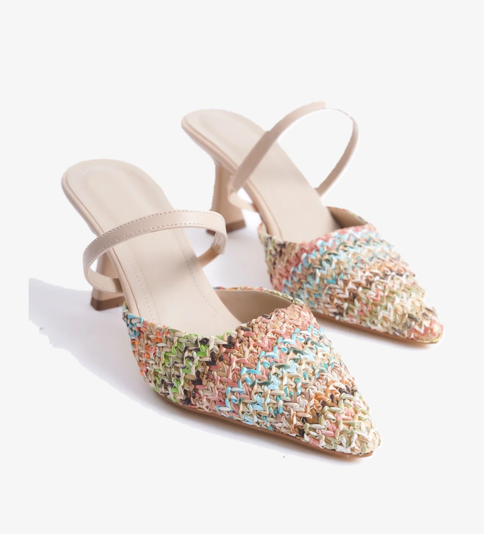 Garantili D449 Günlük Kadın Klasik Topuklu Ayakkabı