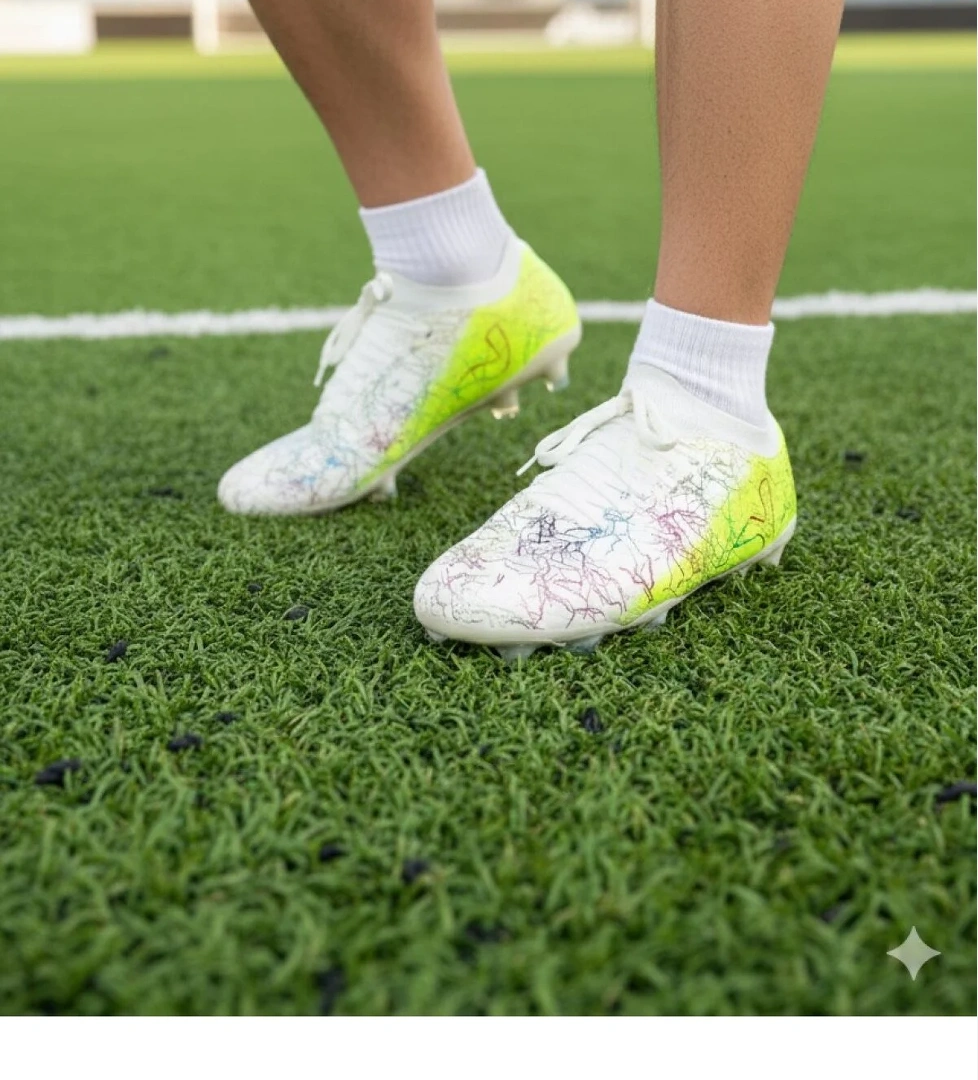 Yarı Prof. Hologram Taban Erkek Çoraplı Super Mercury Krampon Ayakkabı