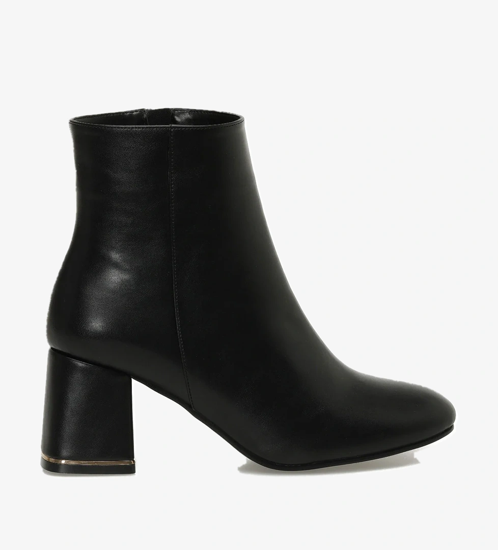 21K-256 5PR Siyah Kadın Topuklu Bot - Görsel 1