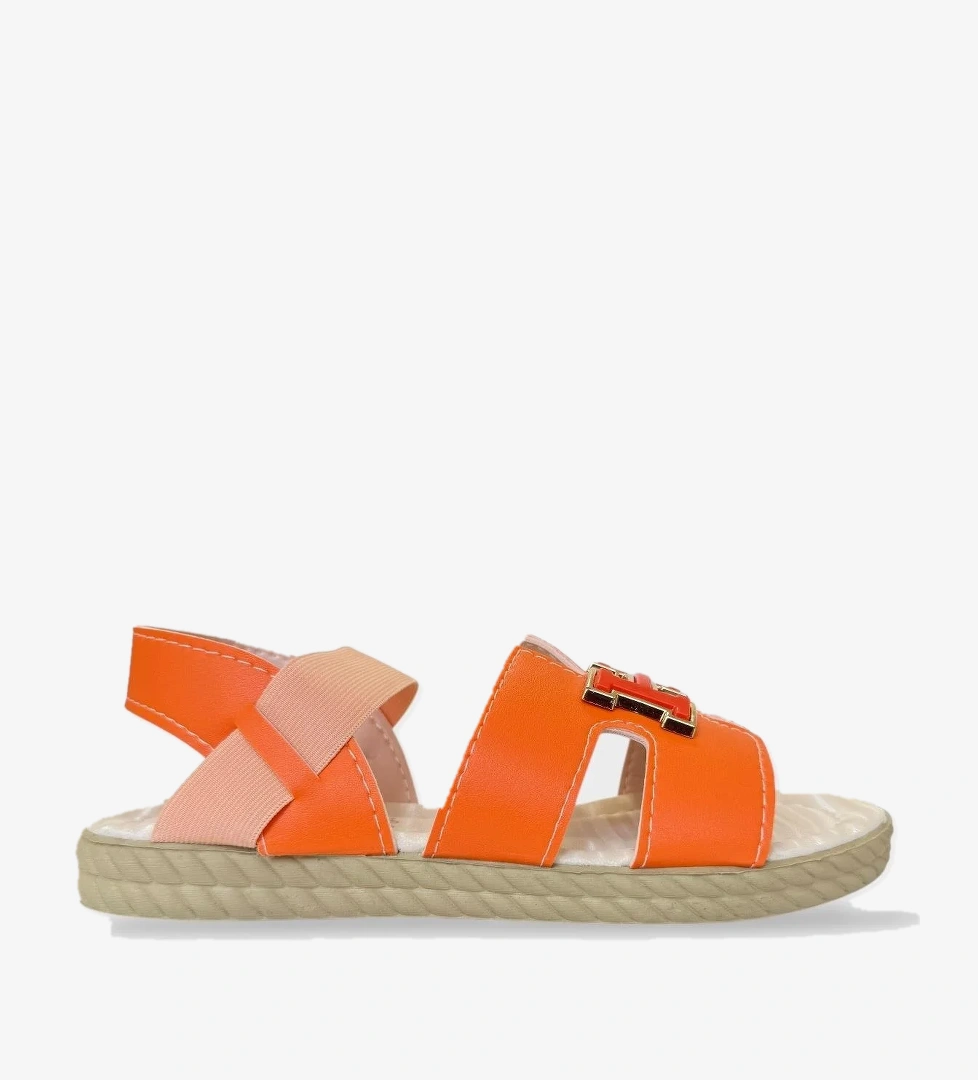 Kadın Önü ve Arkası Açık Yazlık Sandalet TURUNCU
