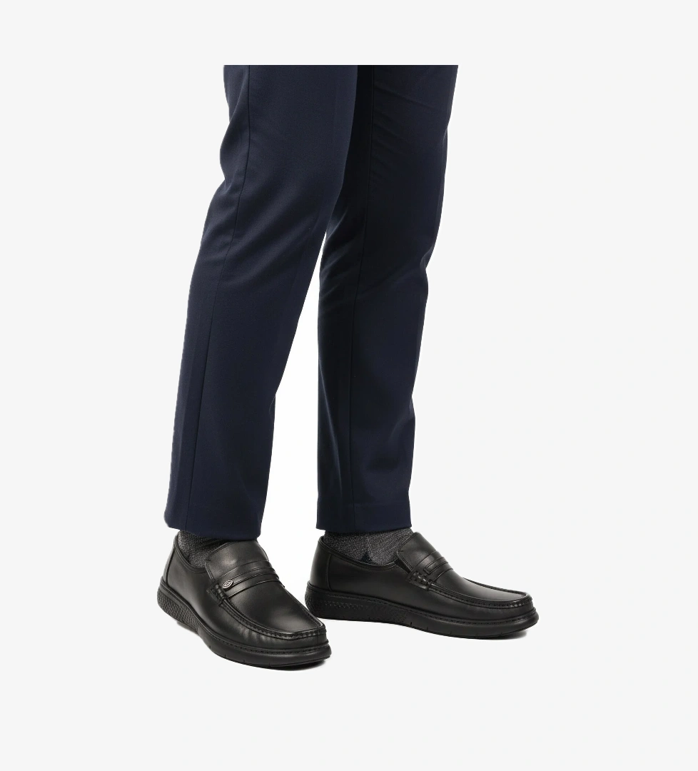 Ayakmod Siyah Kahve Hakiki Deri Erkek Casual Ayakkabı Dsn 2030 M model görseli