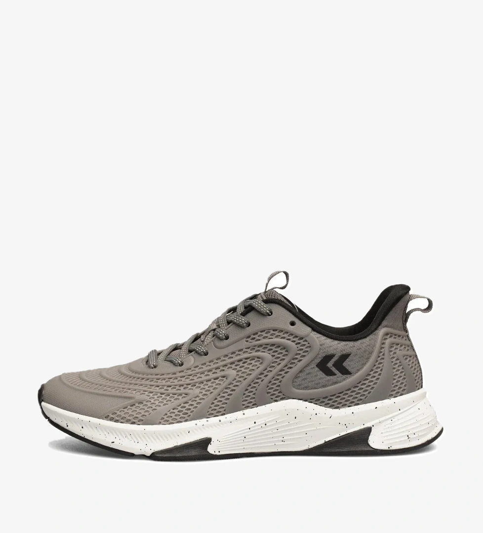 Hummel Gri Siyah Anatomik Taban Hafif Esnek Erkek Spor Ayakkabı 900783 Hml Fida model görseli