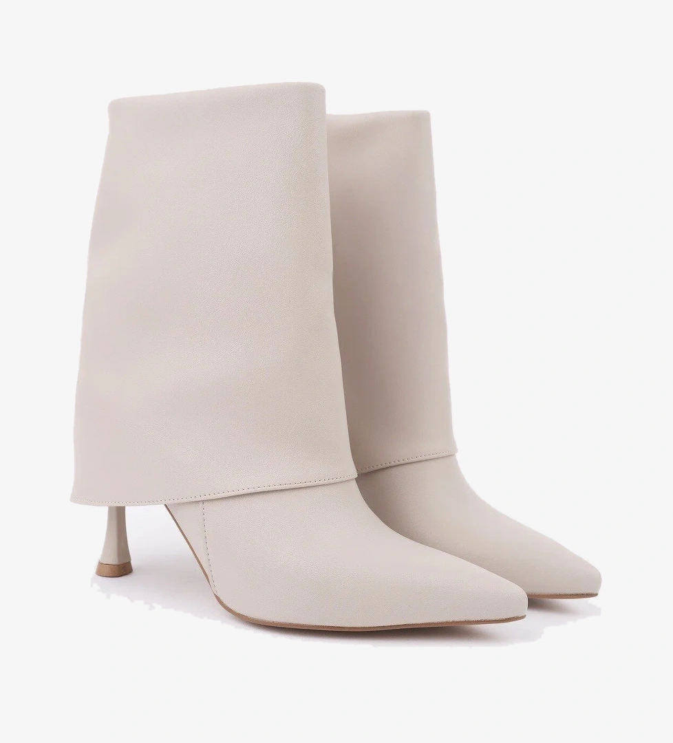 MARLA Sivri Burun İnce Topuklu Fermuarlı Kadın Bot