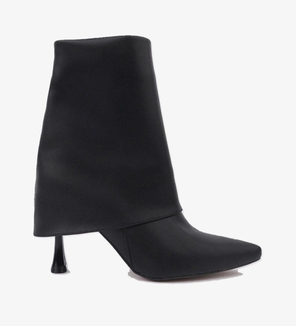 MARLA Sivri Burun İnce Topuklu Fermuarlı Kadın Bot - Görsel 1