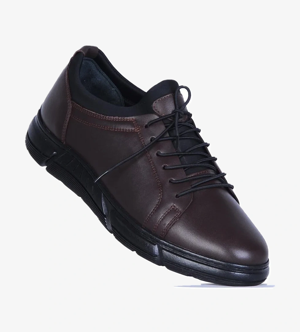 Baloğlu 4249 Kahve Kauçuk %100 Deri Erkek Casual Ayakkabı model görseli