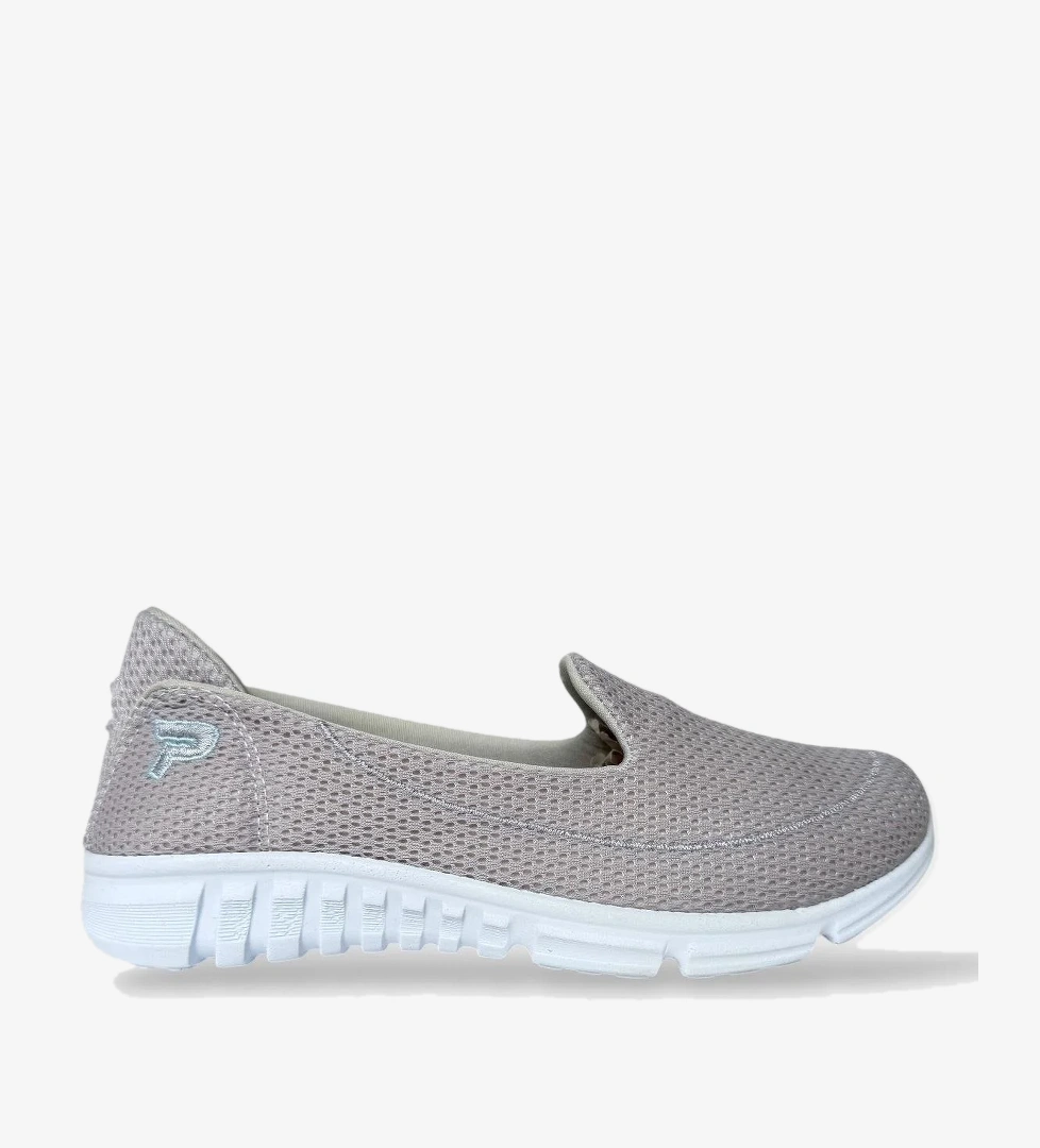 Mey Form Ortopedik Taban Günlük Yürüyüş Ayakkabısı GRİ - BEYAZ