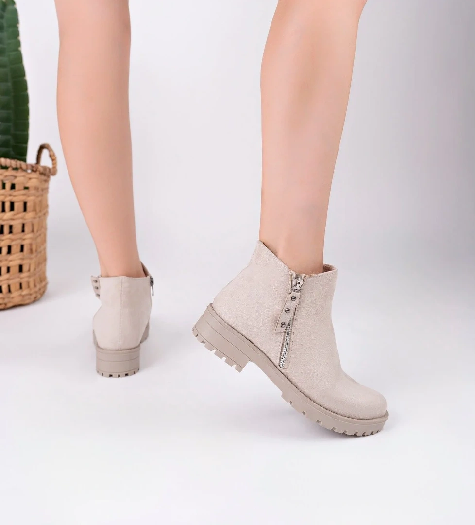 2322 SÜET KISA BOY FERMUARLI BOT