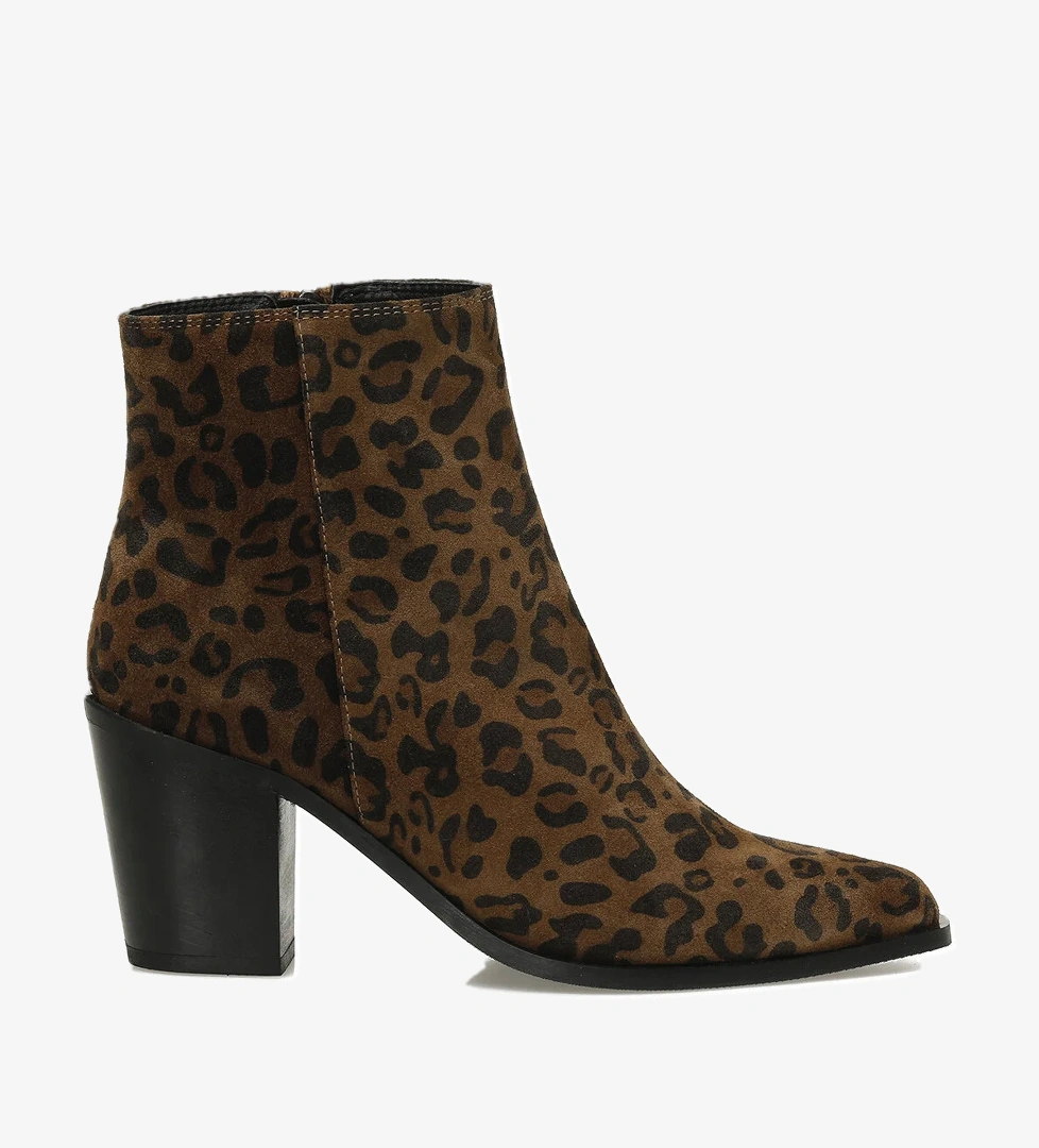 Nine West VENIZE5 5PR Leopar Kadın Kovboy Bot - Görsel 1