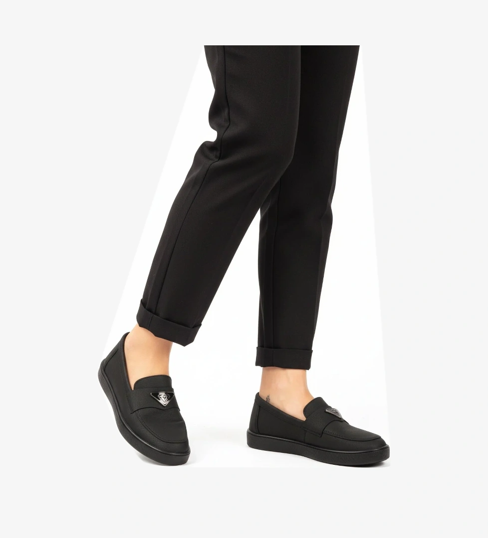 Aspor Siyah Kadın Casual Ayakkabı