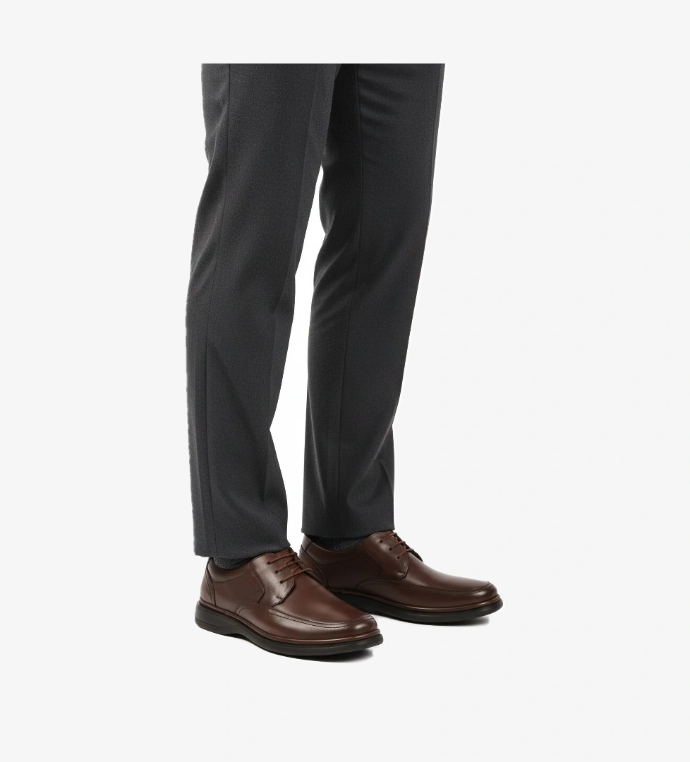 Aspor Kahve Hakiki Deri Erkek Casual Ayakkabı