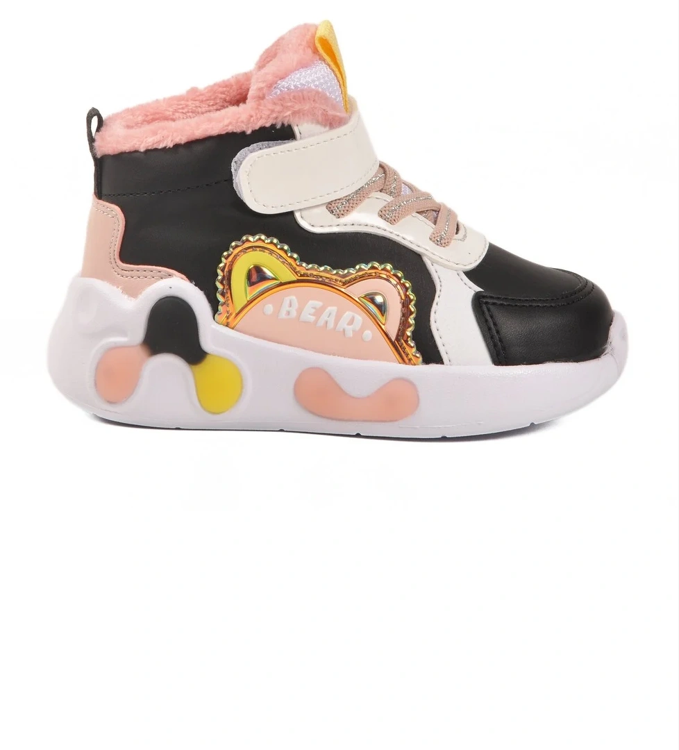 Pudra İçi Kürklü Kız Bebek Bot